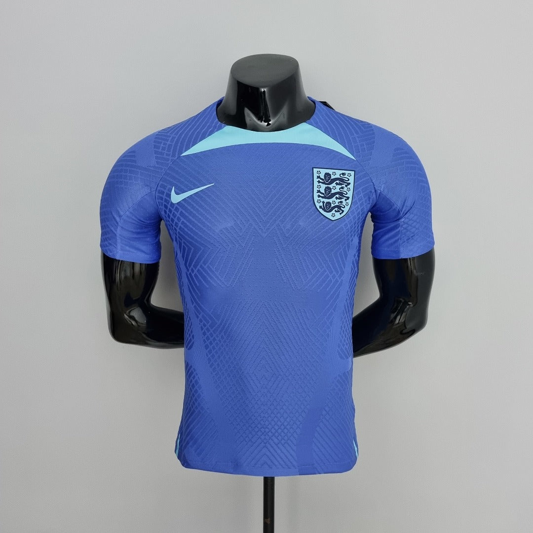 Maillot Version Joueur Entraînement 2022 Angleterre Suit Bleu