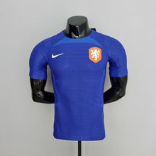 Maillot Version Joueur Entraînement 2022 Pays Bas Suit Bleu