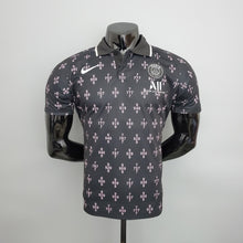 Polo 21/22 PSG Noir pattern