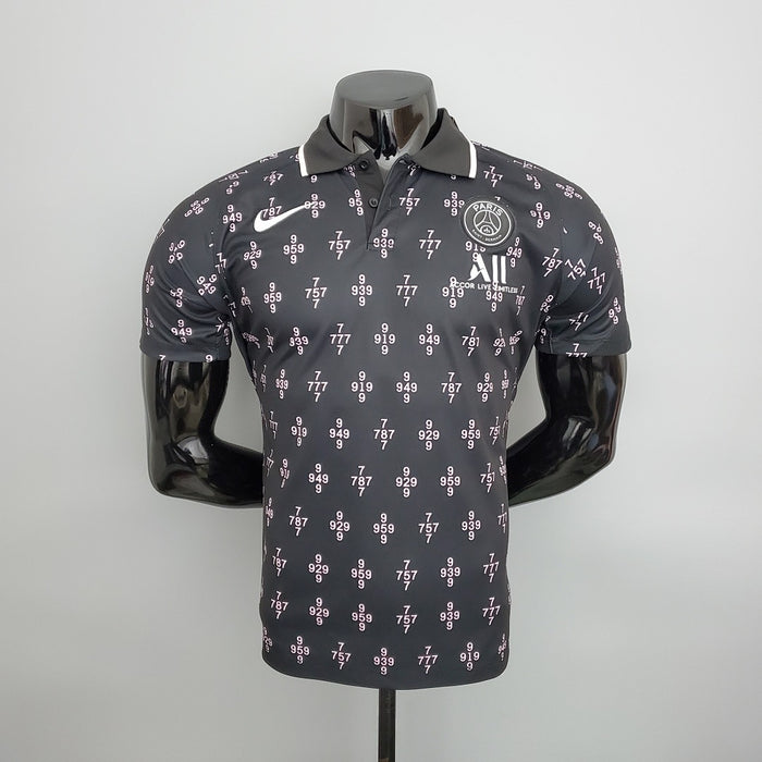 Polo 21/22 PSG Noir pattern