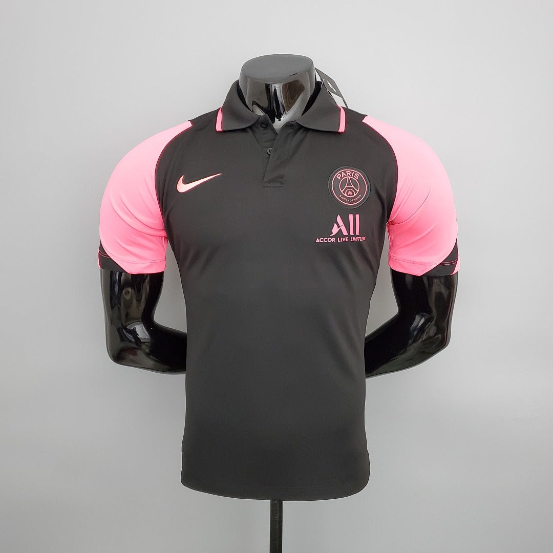 Polo 21/22 PSG Noir Rouge