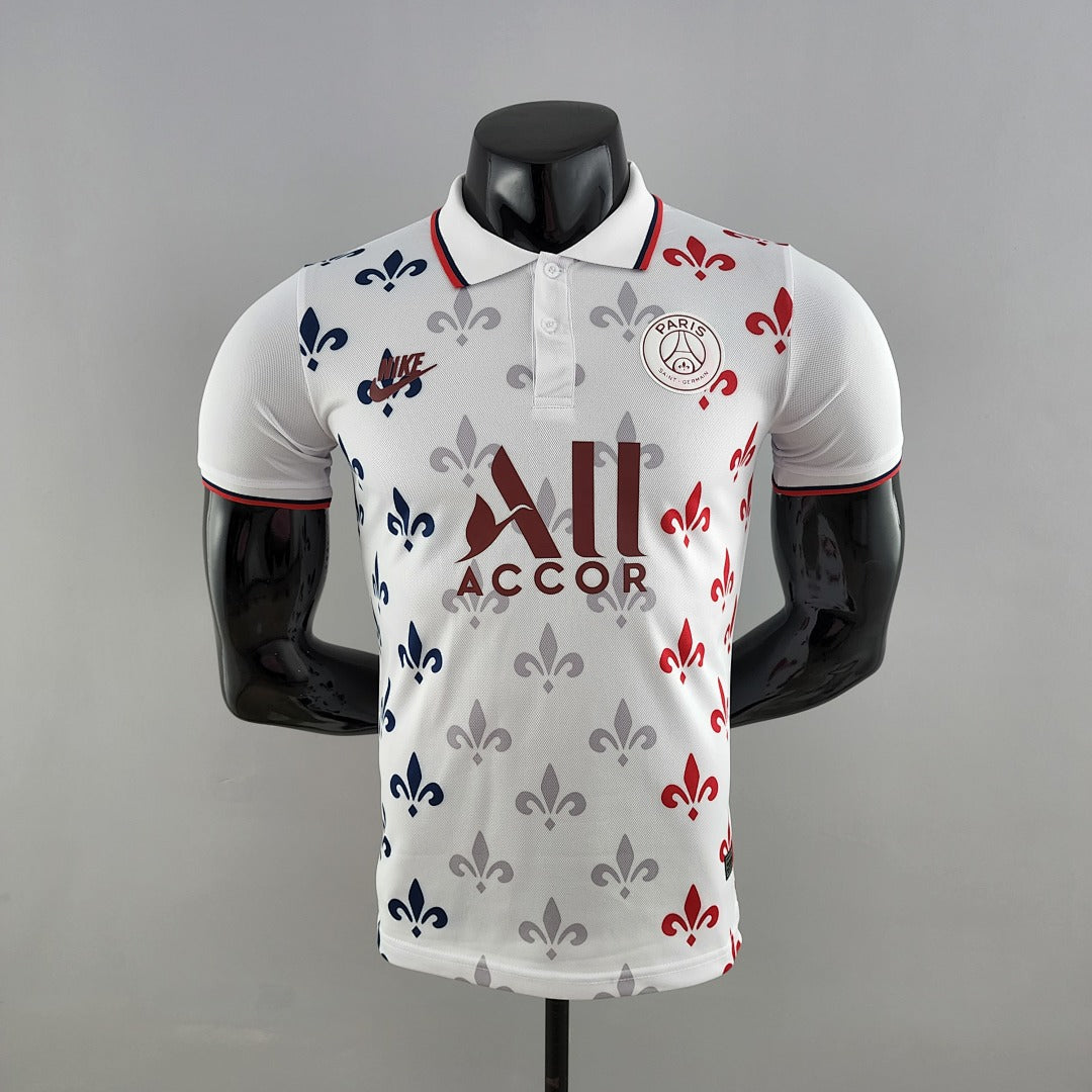 Polo 22/23 PSG Co branded version Blanc
