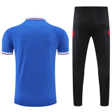 Polo Barcelona Bleu and Rouge shirt