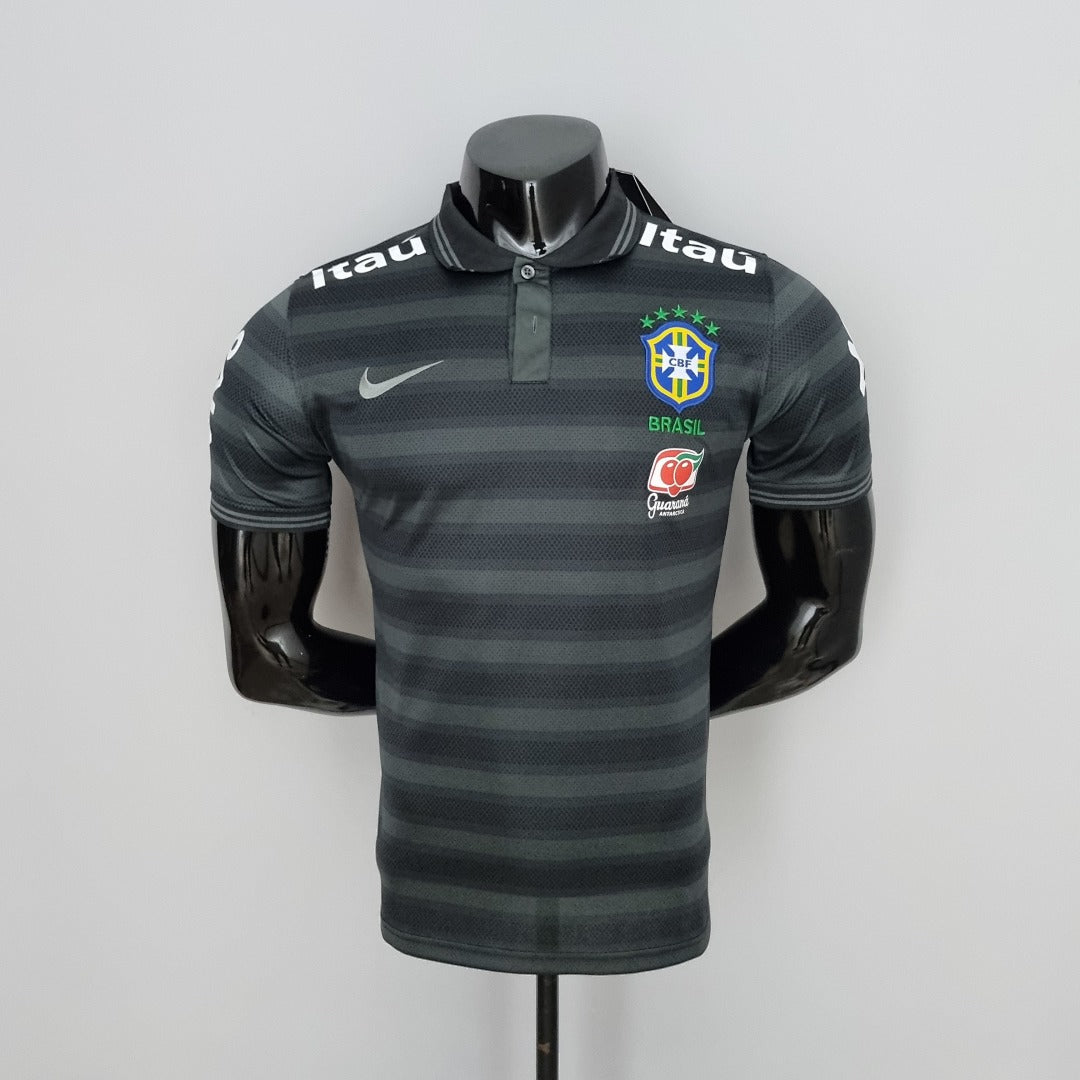 Polo Brésil Noir Stripe