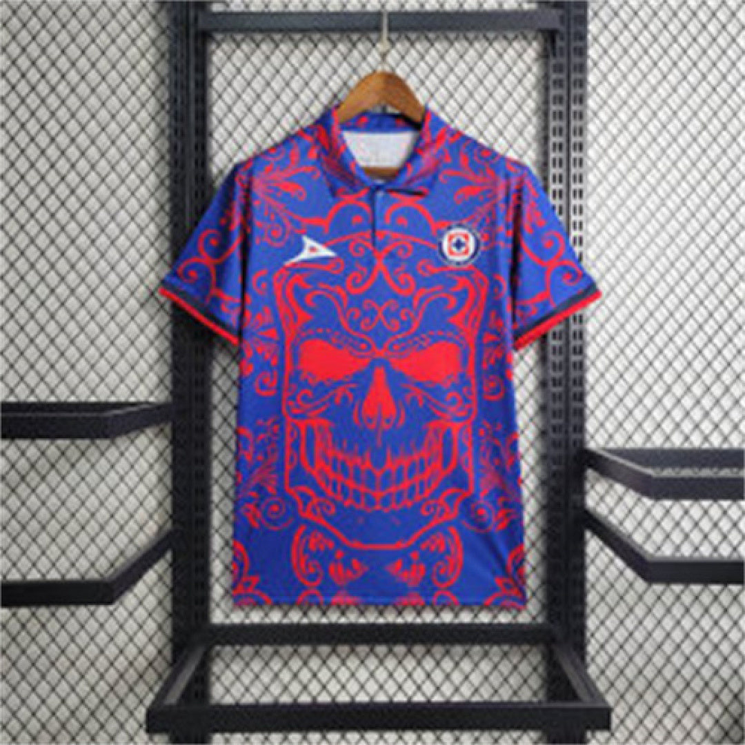 Polo Édition Spéciale 23 24 Bleu Cross Violet Rouge Édition