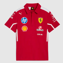 Polo Ferrari 2025 Rouge Shirt
