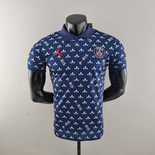Polo PSG Jordan co branded Bleu