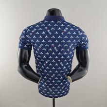 Polo PSG Jordan co branded Bleu