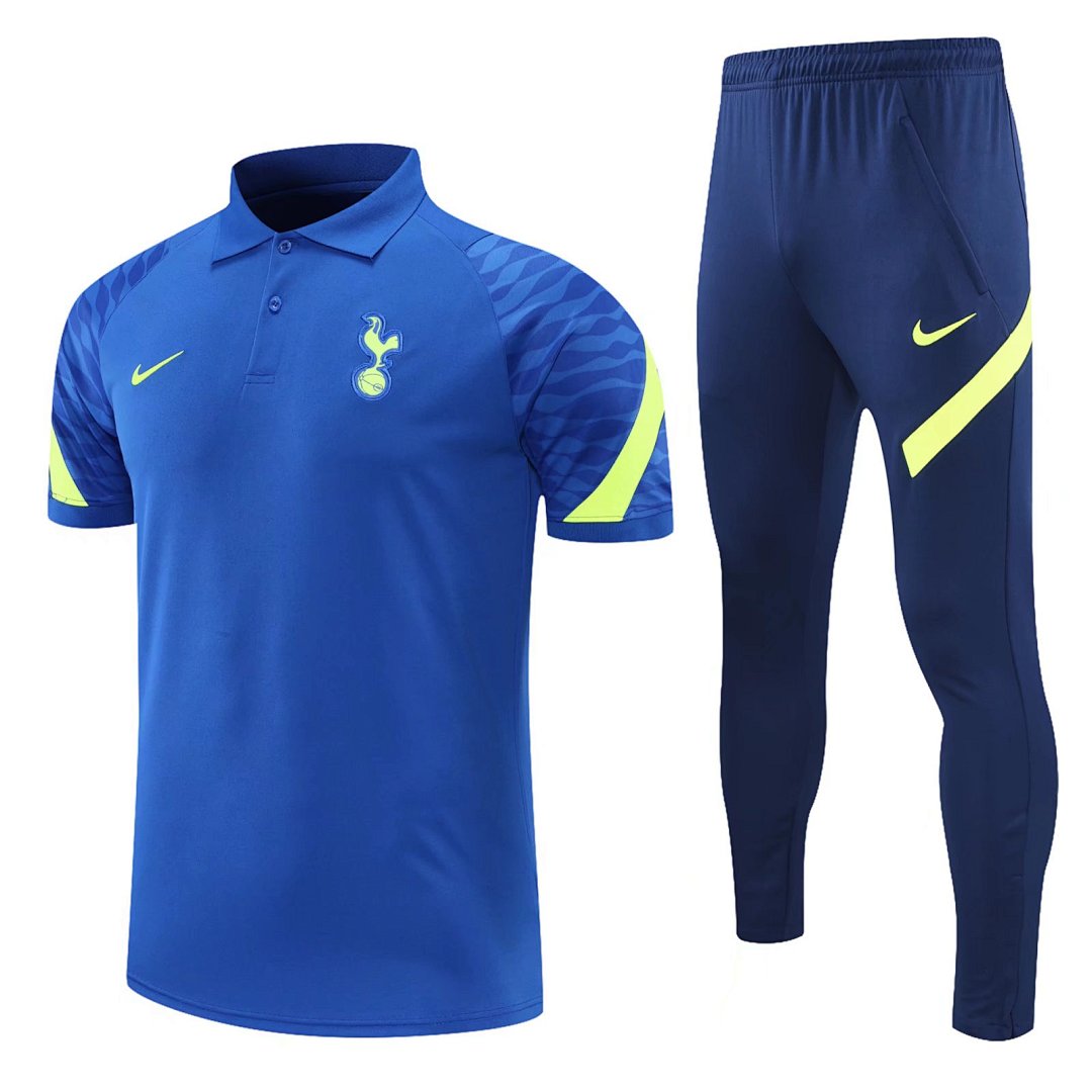 Polo Spurs colorful Bleu shirt