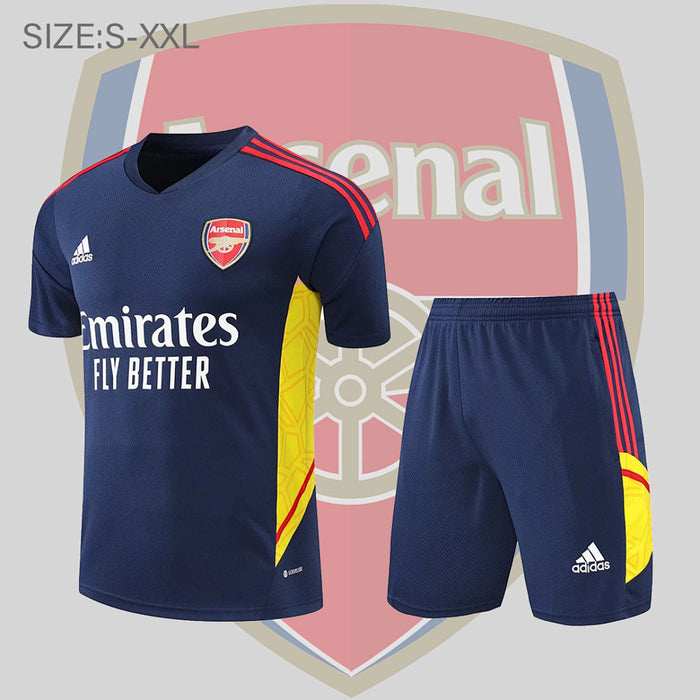 Short Entraînement 22/23 Arsenal Suit Sleeve Kit Royal Bleu