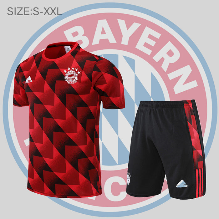 Short Entraînement 22/23 Bayern Munich suit sleeve kit Rouge Noir