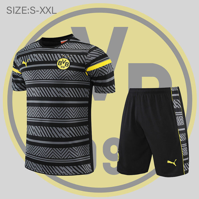 Short Entraînement 22/23 Borussia Dortmund Suit Sleeve Kit Gris