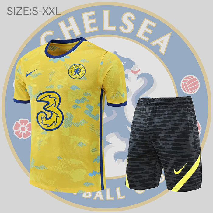 Short Entraînement 22/23 Chelsea Suit Sleeve Kit Jaune