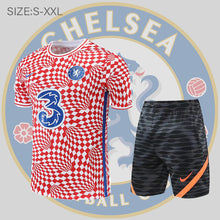 Short Entraînement 22/23 Chelsea Suit Sleeve Kit Rouge and Blanc