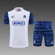 Short Entraînement 22/23 Olympique de Marseille suit sleeve kit Blanc Bleu