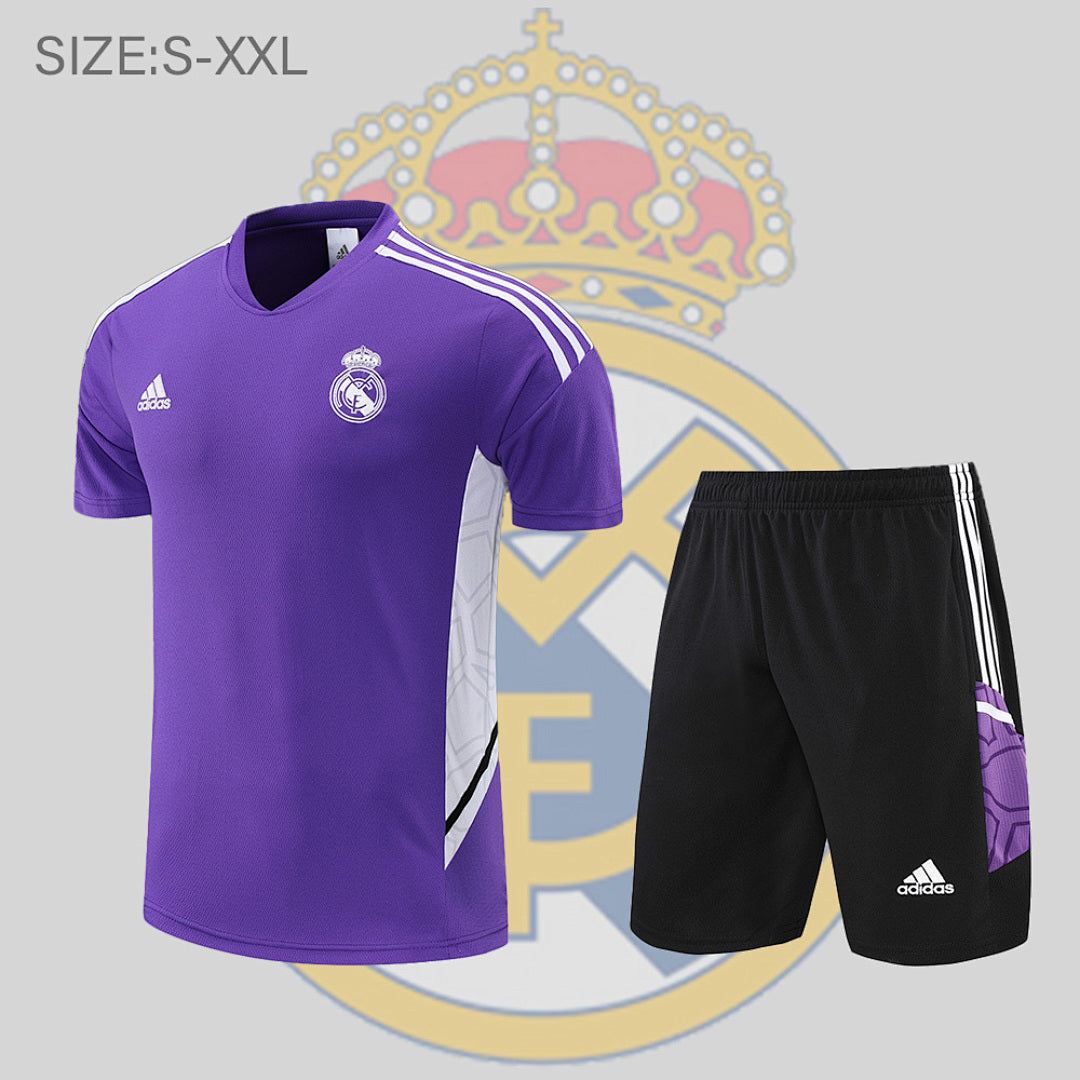 Short Entraînement 22/23 Real Madrid Suit Sleeve Kit Violet