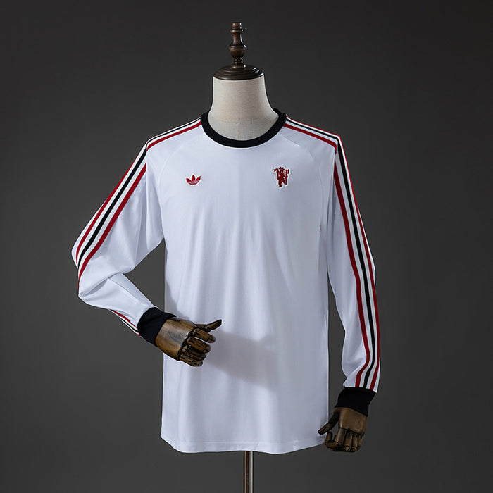 T shirt Manches Longues M U Terrace Icons Blanc